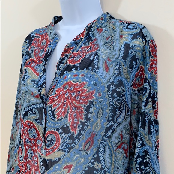 Sag Harbor Long Sleeve V-Neck Shirt  Size XL - Picture 3 of 8